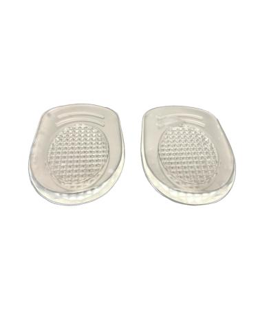 Beaupretty 4 Pairs Heel Pads Comfort Heel Pad Silicone Shoe Pad Silicone Insoles Half Insole White Size 2