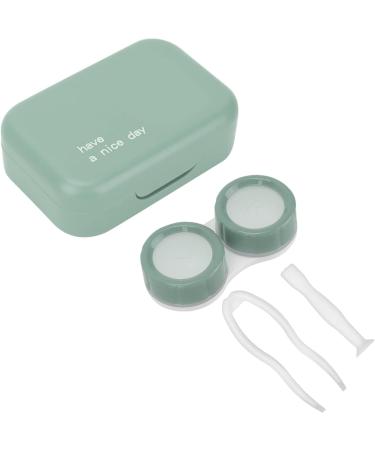 ZJchao Cute Green Lens Case - Portable Travel Holder Box & Mirror Storage Kit for Easy Use - Buy Online on GoSupps.com
