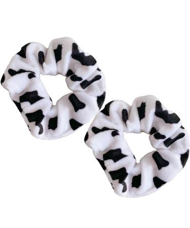 Cow Pattern Hair Claws Elastic Hair Bands Rocking Hair Ties Ropes Scrunchie For Women Or Girls Hair Accessories