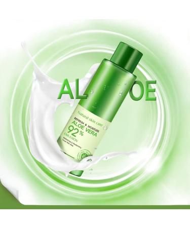 BIOAQUA Natural Aloe Vera Emulsion - Refreshing Moisturizing Lotion for Dry Skin 120ml - Buy Online on GoSupps.com