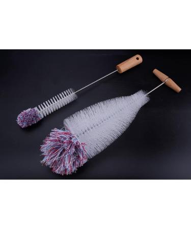 Facesunny Bottle Brush Pack of 2 Cleaning Brushes Cleaning Bottle Cleaner for Glass Bottles White - Buy Online on GoSupps.com