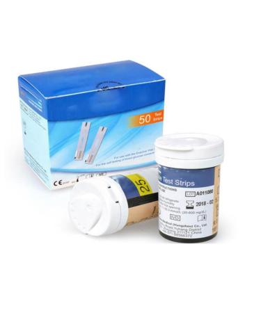 WFXXZL Blood Glucose Monitor Blood Sugar Test Diabetes Test Kit with 50 Test Strips and 50 Lancets (Color : 50 Test Strips)