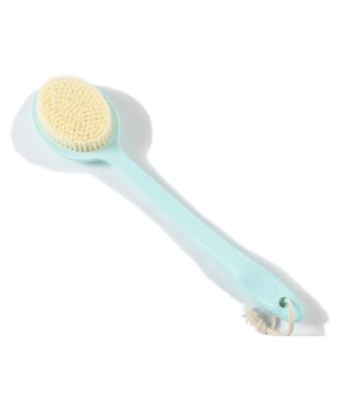 Bath Brush with Long Handle Wholesome Beauty Dry Skin Body Brush  After Washing Shower for Men or Women (Blue)