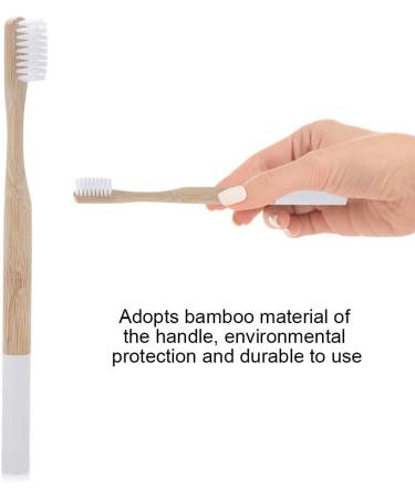 Natudeco Bamboo Toothbrush for Adults - 6 Colors Soft Hairbrush & Eco-Friendly Oral Care - Buy Online on GoSupps.com