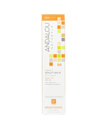 Andalou Naturals Beauty Balm Sheer Spf 30 2 Oz