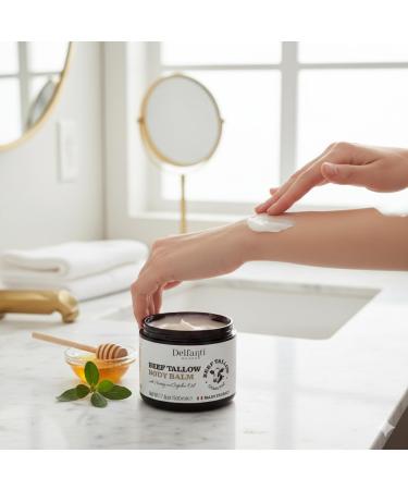 Delfanti-Milano BEEF TALLOW with HONEY and JOJOBA OIL BODY BALM 17.6 oz 500 ml Made in Italy - Buy Online on GoSupps.com