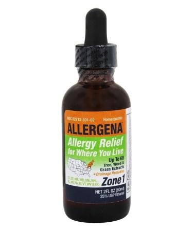 Allergena - Allergy Relief Drops Zone 1 - 2 oz.