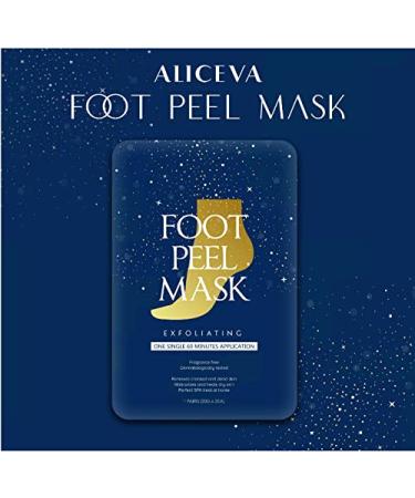Aliceva One Step Foot Peel Mask - Exfoliating Callus Remover | 2 Pairs - Buy Online on GoSupps.com