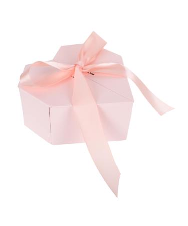 Healeved 1pc Love Box Candy Chocolate Candy Bag Flower Portable Case Bow Tie Bridesmaid Drawer 1 count (Pack of 1) Pink