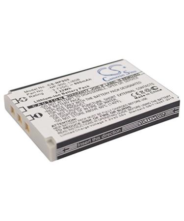 600mAh Replacement Battery Compatible with Medion 02491-0015-00 02491-0037-00 BATS4 NP-900 Life P42012 MD85700 MD85801 MD85820 MD85867