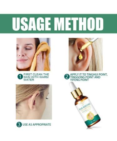 Tinniclear Ear Drops - 20ml Organic Herbal Treatment for Tinnitus Relief and Ear Wax Softening (3pcs) - Buy Online on GoSupps.com