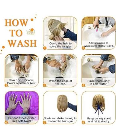 OUFEI Pink Purple Wigs for Women Short Wavy Wig With Bangs Natural Synthetic Hair Heat Resistant Wigs for Daily Party Cosplay Wear - Buy Online on GoSupps.com