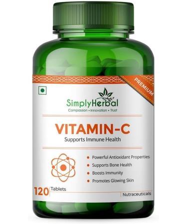 Generic Vitamin C 1000mg Tablets for Glowing Skin & Face Support Immune Health Natural Brightening Supplement Promote Body Immunity & Overall Beauty Health for Men & Women - 120 Veg Tablets