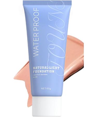 Natural Liquid Fondation Mattifying & Waterproof Liquid Concealer Fondation Makeup For Daily Use Vacation Date Travel 03 wheat - Buy Online on GoSupps.com