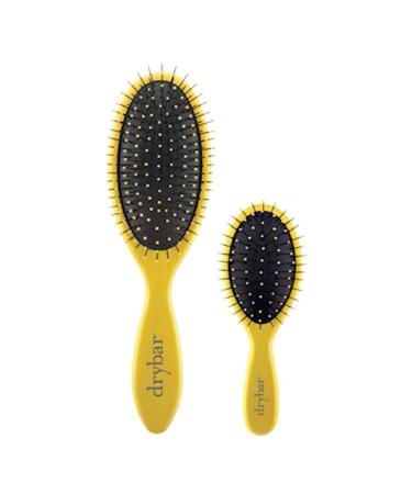 Drybar Lil' Lemon Drop Mini Travel Detangling Hair Brush - Perfect for Travel - Buy Online on GoSupps.com