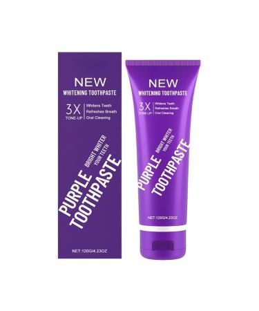 Purple Toothpaste Gentle Daily Care - Removes Stains & Odors Freshens Breath Strengthens Enamel Cleans Teeth(1PCS) 1 Fl Oz (Pack of 1)