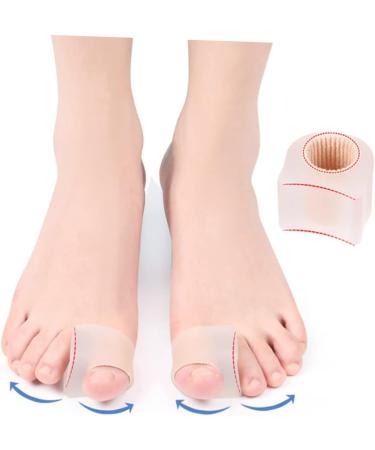 CLISPEED Metatarsal Toe Spacer Set - Callus Straightener, Bunion Corrector, Hammer Toe Pain Relief - 2 Pairs Breathable Pads for Toe Separation and Alignment - Buy Online on GoSupps.com