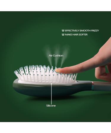 Paddle Hair Brush Glide Thru Detangling Detangler Brush for Natural Curly Straight Wet or Dry Hair HairBrush for Adults & Kids Hair (GREEN) P-Green - Buy Online on GoSupps.com