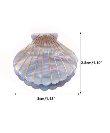 12 Pieces Klue Clips Seashell Hair Claw Clips - Vintage Mini Mussel Shell Hair Clips for Brides & Girls - Buy Online on GoSupps.com