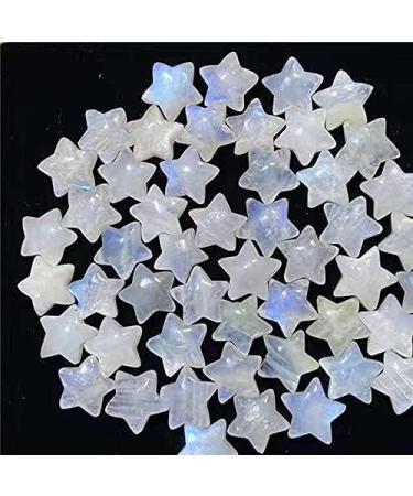 Gemstone Natural Folk Crafts Crystal Blue Moonstone Stars 10pcs for Gifts - Buy Online on GoSupps.com