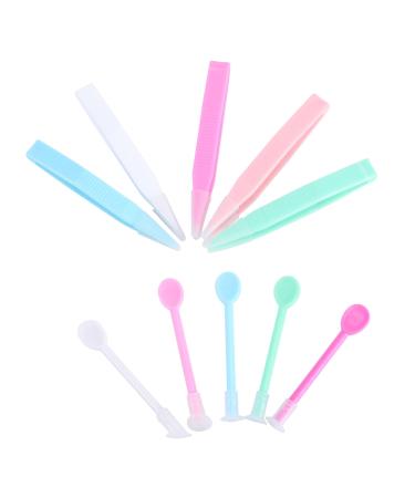 Beavorty Remover Tool 10 Sets Tweezers Suction Remover Applicator Tool Clip Lens Remover