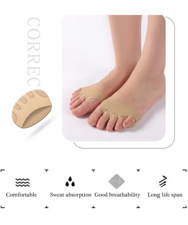 2 Pairs Honeycomb Gel Forefoot Pads - Soft Metatarsal Cushions for Men & Women | Relieve Foot Fatigue & Discomfort - Buy Online on GoSupps.com
