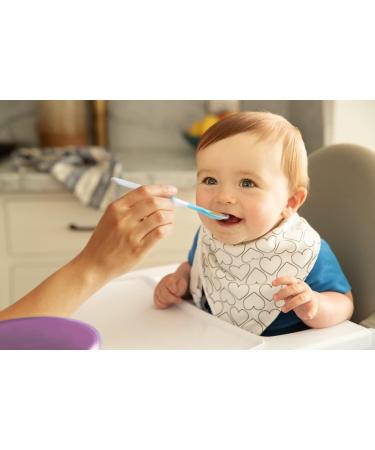 Kilner Kids Set of 6 190 ML Glass Jars Grey Purple + Munchkin Soft Tip Baby Spoons Set | Ergonomic Handles | Baby Weaning Spoons - Buy Online on GoSupps.com
