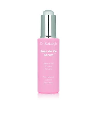 Dr Sebagh Rose De Vie Serum SOOTHING & NOURISHING - Anti-Aging Face Serum - Skin Calming & Hydrating Formula - Rose Extract Serum for Sensitive Skin - Radiance Booster (1.0 fl Oz)