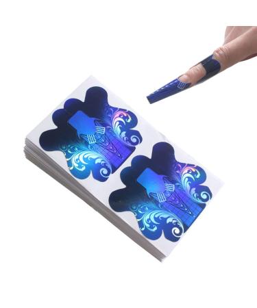 200Pcs Laser Color Nail Forms Extension Stickers for Acrylic Poly Gel UV Nail Art - Buy Online on GoSupps.com