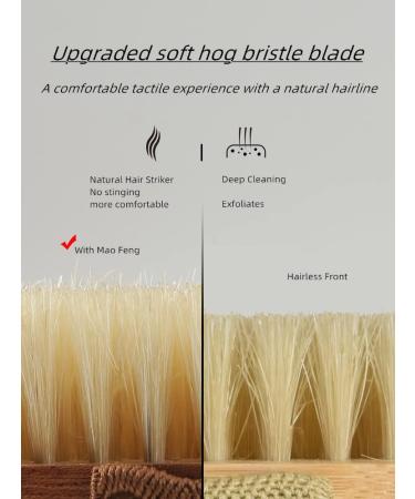 Exfoliating Body Brush for Shower and Bath - Removes Dead Skin Cells, Firms Skin, and Stimulates Circulation - Ebony - Buy Online on GoSupps.com