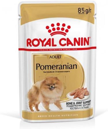 ROYAL CANIN Pomeranian Adult in Loaf Wet Dog Food Pouches - 12 x 85g - Buy Online on GoSupps.com