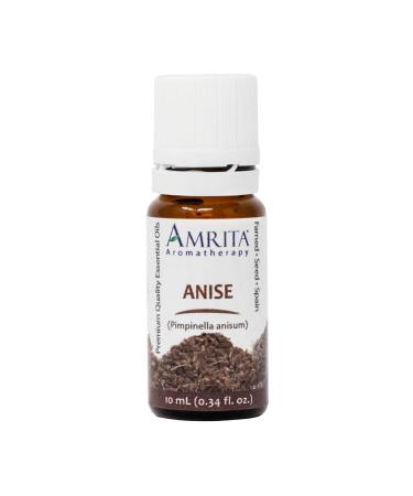 Anise Essential Oil 100% Pure and Undiluted Pimpinella anisum Premium Quality Aromatherapy Oil Tested and Verified Size: 10mL (0.34 Fl. Oz.) 0.34 Fl Oz (Pack of 1)