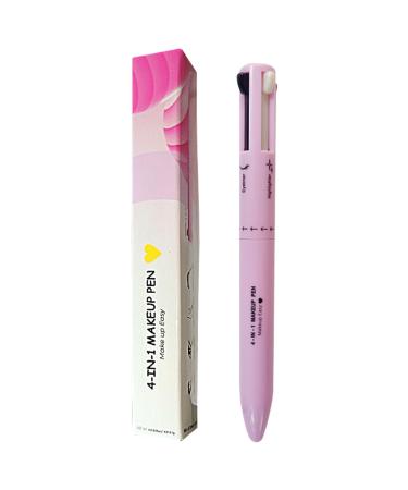 4 in 1 Makeup Pen Multifunctional Makeup Pencil from Eyeliner Lip Liner Brow Pencil and Highlighter Eyebrow Colours Easy-To-Apply & Compact Makeup Accessories for Travel Type 1