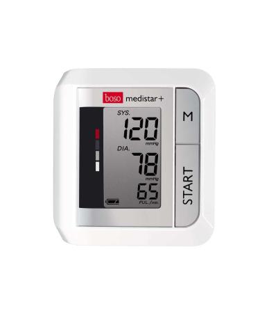 Boso Medistar+ Wrist Blood Pressure Monitor - 90 Memory Measurements Extra Large Display & Arrhythmia Detection - Fits 13.5-21.5 cm Cuff - Buy Online on GoSupps.com