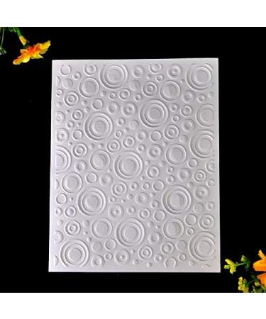 Kwan Crafts Circle Plastic Embossing Folder for Card Making & Scrapbooking | High-Quality Design for Paper Crafts - Buy Online on GoSupps.com