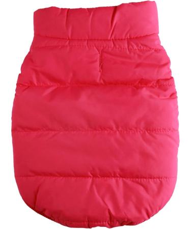 Joydaog Fleece Lined Dog Jacket - Warm Winter Vest Windproof & Soft - XL Pink Rose - Ideal for Cold Weather - Buy Online on GoSupps.com