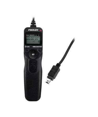 PHOLSY N10 Timer Remote Control Cable with Intervalometer for Nikon Z5, Z7-II, Z6, Z6-II, D750, D780, D7500, D7200, D7000, D5600, D5500, D5300, D3300, D610, D90, P7700, P7800, P950, Replaces MC-DC2 N10 for Nikon - Buy Online on GoSupps.com
