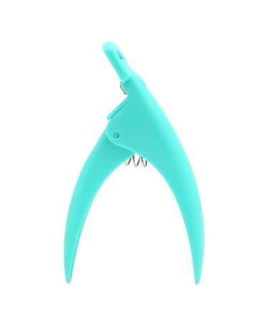 Nail Tip Cutter Nail Tip Trimmer Sturdy Stainless Steel Head DIY Plastic Handle Portable for Nail Salons for Home (Green)