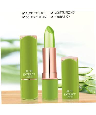 4Pcs Aloe Vera Lipstick Color Changing Lipstick Jelly Lipstick Long Lasting Moisturizer Lip Balm Magic Temperature Color Change Lip Gloss Set - Buy Online on GoSupps.com