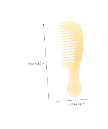 Beavorty Antistatic Horn Comb - Portable Massage Comb for Haircut & Household Use | Small Size for Easy Handling - Buy Online on GoSupps.com