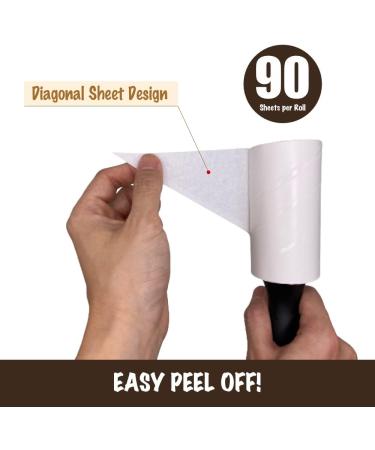 Buy Lint Rollers for Pet Hair - Sticky Lint Remover for Clothes Dog & Cat Hair 360 Sheets | International Shipping Available - Buy Online on GoSupps.com