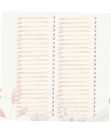 600 Pieces Makeup Cotton Buds Organic Cotton Applicator with Cotton Tip Disposable Ear Plugs Cotton Buds Made of Wood Cotton Buds Cleaning Foam Baby Makeup Remover - Buy Online on GoSupps.com
