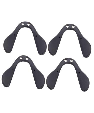 Plafope 4 pieces of glasses nose pads nose pad silicone sunglasses holder nose support to cycle glasses nose handle sunglasses-nose pad glass holder rubber child glasses windproof