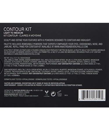 Anastasia Beverly Hills Contour Kit Light to Medium - Define and Highlight with Precision - Buy Online on GoSupps.com