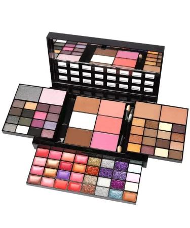 All-in-One Makeup Full Kit - 74 Colors Professional Makeup Gift Set | Eyeshadow Lip Gloss Glitter Cream & More - Buy Online on GoSupps.com