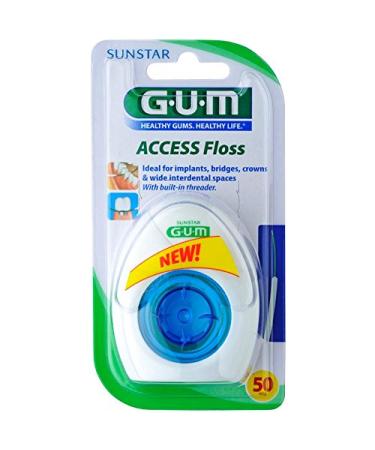 GUM ACCESS Floss for 50 applications value pack of 6 (6 pieces)