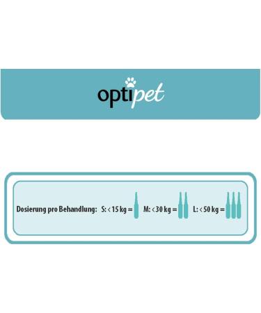 OptiPet Spot On for Dogs - 6x1.5ml Pipettes | Long-Lasting Flea Tick Mite & Lice Protection - Buy Online on GoSupps.com