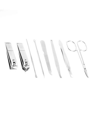 Nail Clippers Set Stainless Steel Cutter Fingernail Toenail Kit for Home and Travel (HEEPDDx48i1nagfs-02)