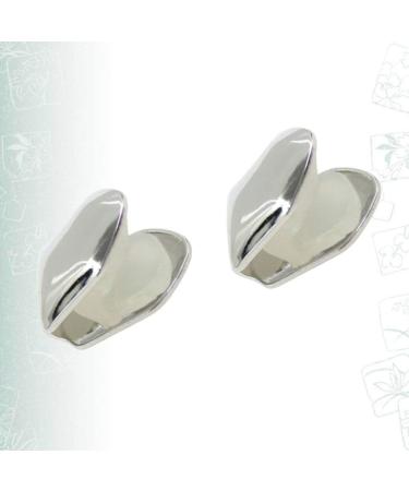 EXCEART 2Pcs Gold Plated Single Tooth Cap - Hip Hop Mouth Grill for Women Men - Halloween Party Accessory - Buy Online on GoSupps.com