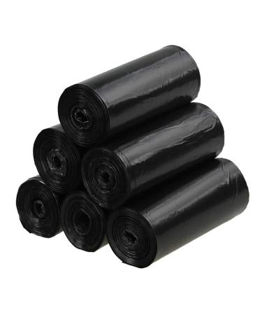 Ramddy 1.5 Gallon Small Garbage Bags Black Trash Can Liners 150 Count